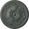 Ekena Millwork Legacy Acanthus Ceiling Medallion (Canopies up to 3 1/2"), 12 3/4"OD x 7/8"P, Athenian Green Crackle CM12LEAGC - alternate 1